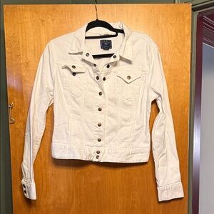 Lucky Brand Off-White Denim Jacket